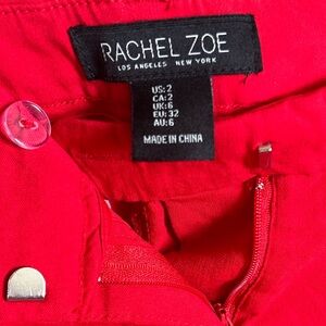 RACHEL ZOE Red Dress Pants
